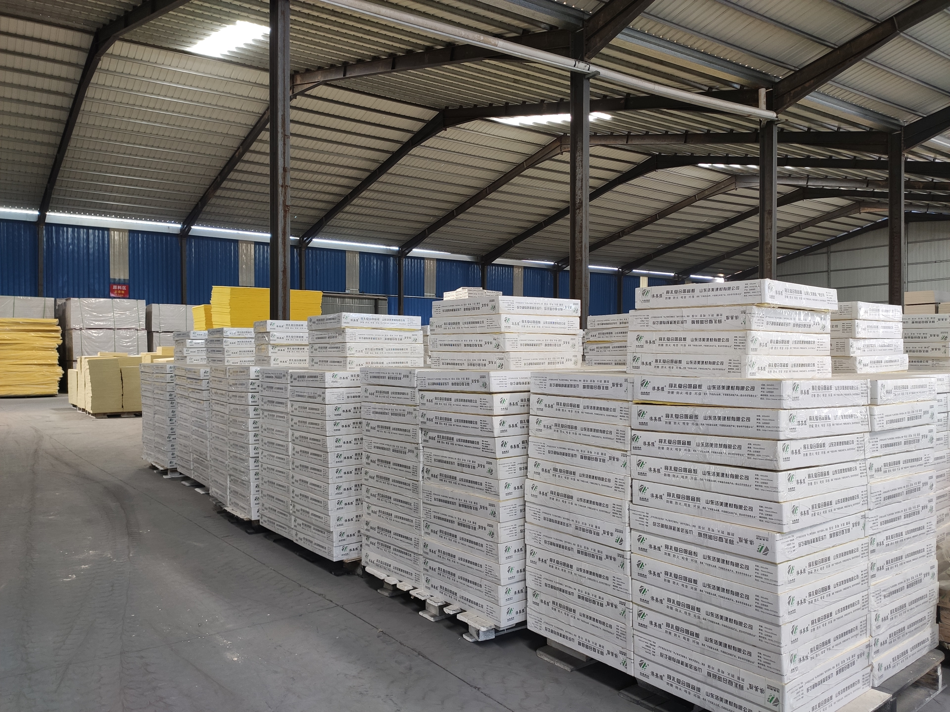 Fiberglass panel finished goods