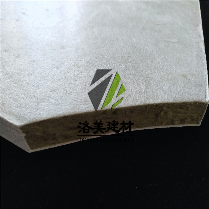 岩棉吸音板（截面结构·铝箔背衬）